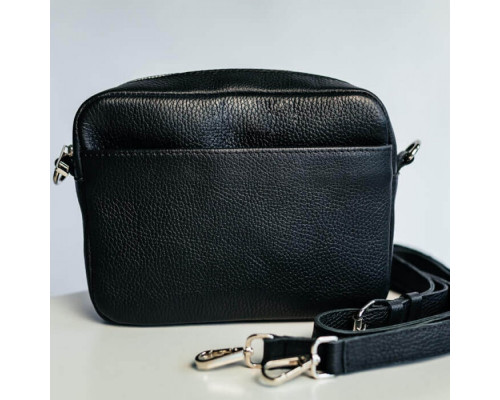 Женский набор ЦЕ ВСЕ ТОБІ из сумки Джорджия, кошелька Бифолд и ключницы в черном цвете