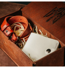 Женский подарочный набор из ремня Dakota и кошелька Бифолд