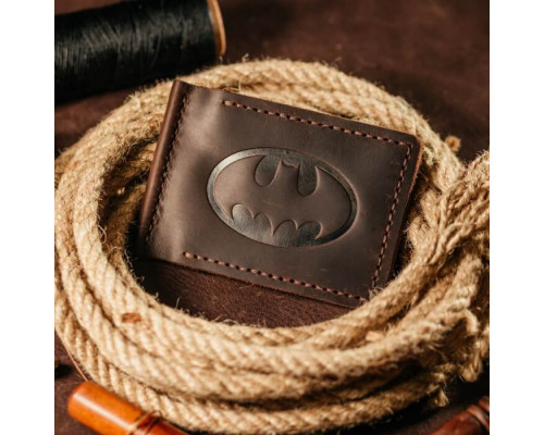 Зажим для денег коричневый Бэтмен
