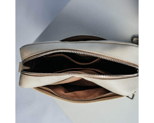 Женская сумка Джорджия бежевая