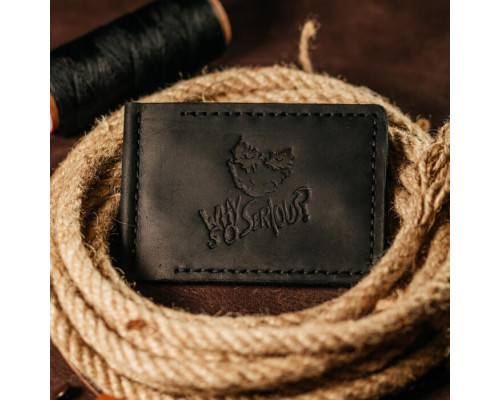 Зажим для денег черный Джокер