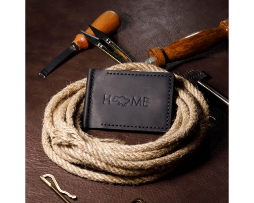 Зажим для денег черный Home