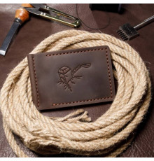 Зажим для денег коричневый Молот