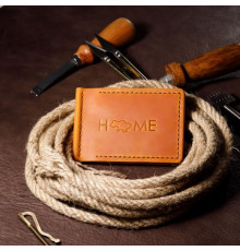 Зажим для денег рыжий Home