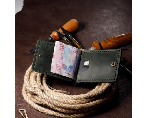 Зажим для денег зеленый MNS