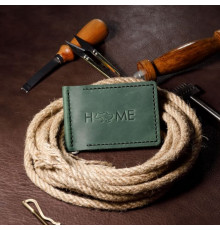 Зажим для денег зеленый Home