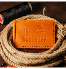 Зажим для денег рыжий Крестный отец