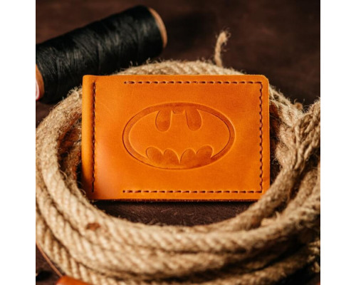 Зажим для денег рыжий Бэтмен