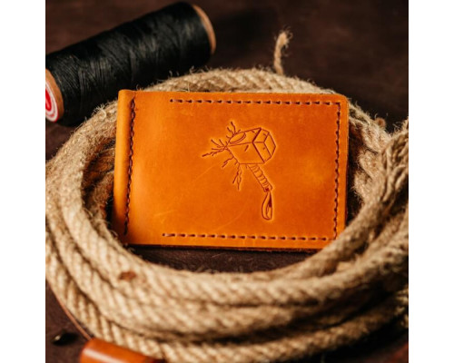 Зажим для денег рыжий Молот