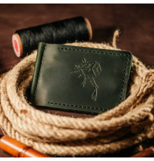 Зажим для денег зеленый Молот