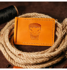 Зажим для денег рыжий Халк