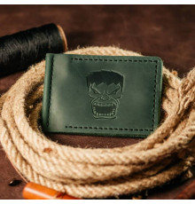 Зажим для денег зеленый Халк