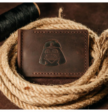 Зажим для денег коричневый Вейдер