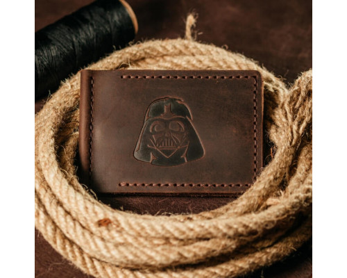 Зажим для денег коричневый Вейдер