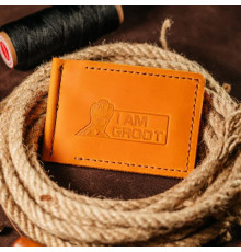 Зажим для денег рыжий Groot