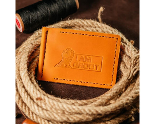 Зажим для денег рыжий Groot