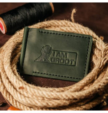 Зажим для денег зеленый Groot