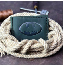 Зажим для денег зеленый Бэтмен