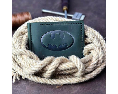 Зажим для денег зеленый Бэтмен