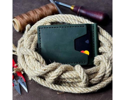 Зажим для денег зеленый Бэтмен