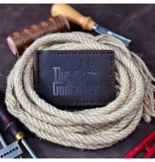 Зажим для денег коричневый Крестный отец