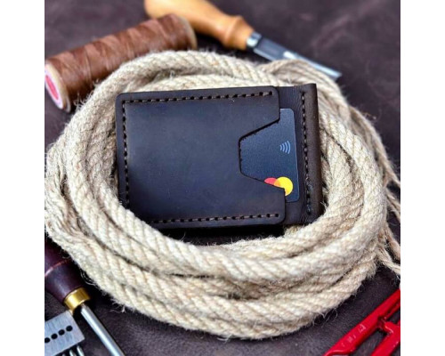 Зажим для денег коричневый Крестный отец