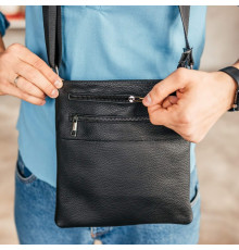 Мужская кожаная  сумка через плечо Chicago