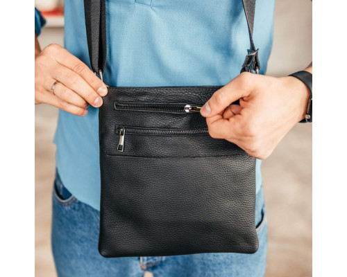 Мужская кожаная  сумка через плечо Chicago