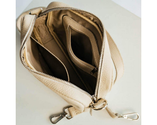 Женская сумка Париж бежевая