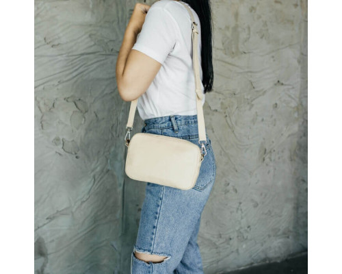 Женская сумка Париж бежевая