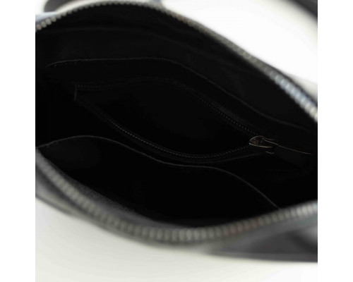 Женская сумка Париж черная гладкая