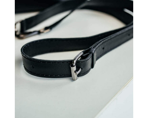 Женская сумка Париж черная гладкая