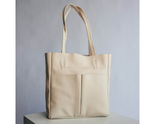 Женская сумка Юта бежевая