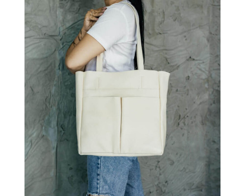 Женская сумка Юта бежевая