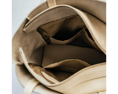 Женская сумка Юта бежевая