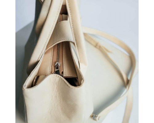 Женская сумка Луизиана бежевая