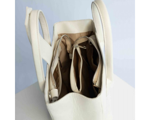 Женская сумка Луизиана бежевая