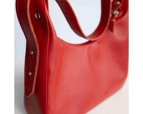 Женская сумка Айова красная глянец