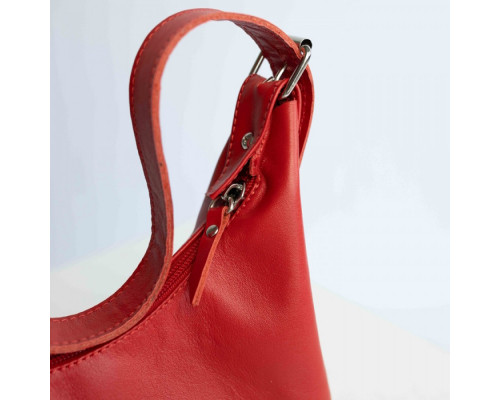 Женская сумка Айова красная глянец