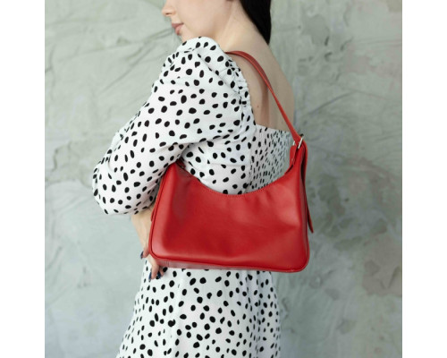 Женская сумка Айова красная глянец