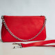 Женская сумка Вирджиния красная  глянец
