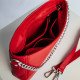 Женская сумка Вирджиния красная  глянец