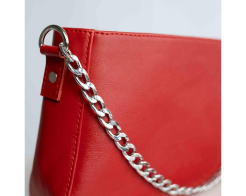 Женская сумка Вирджиния красная  глянец