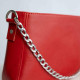 Женская сумка Вирджиния красная  глянец