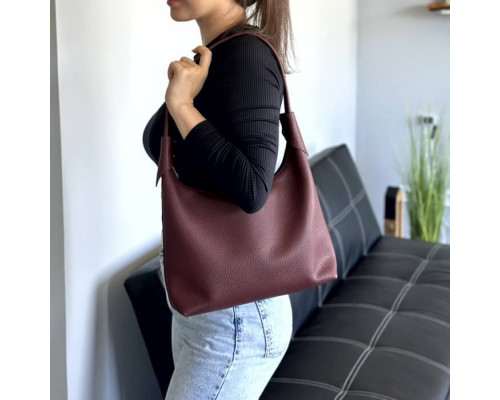 Женская сумка Аляска бургунди