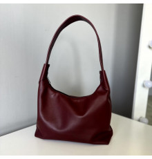 Женская сумка Аляска бургунди глянец