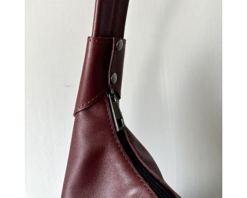 Женская сумка Аляска бургунди глянец