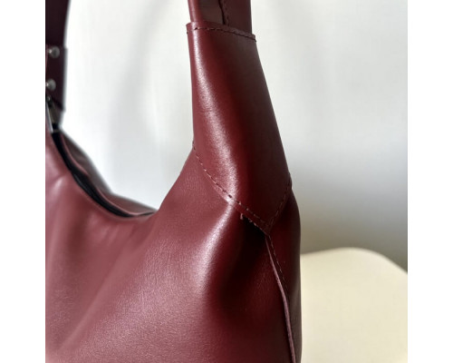 Женская сумка Аляска бургунди глянец