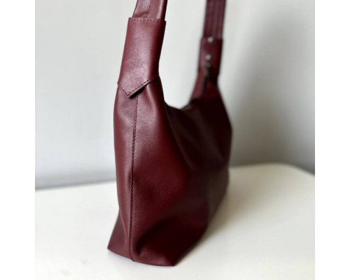 Женская сумка Аляска бургунди глянец