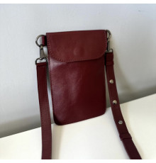 Женская сумка Колибри бургунди глянец